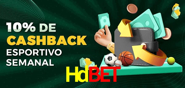 10% de bônus de cashback na Hdbet